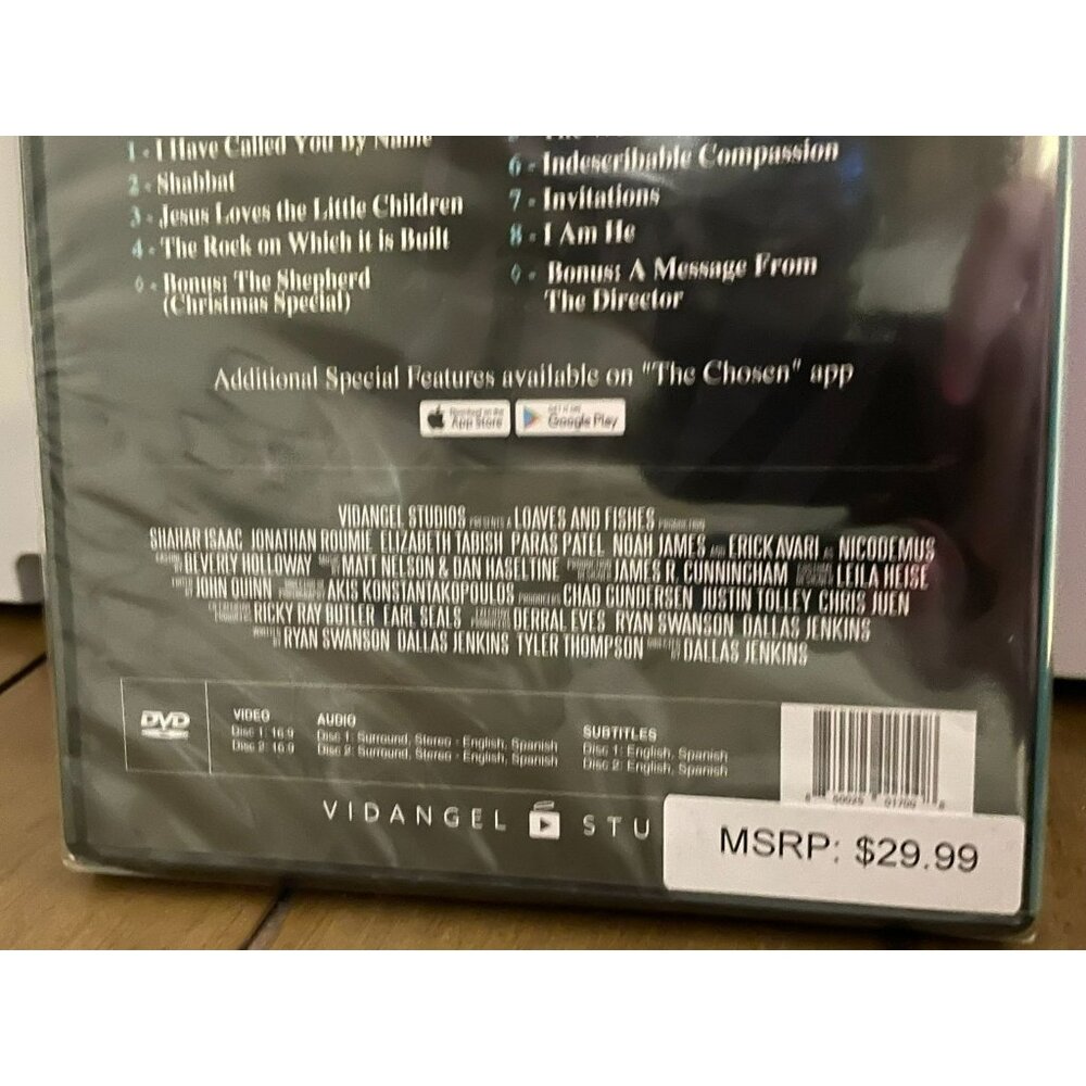 The Chosen Season One DVD NEW Sealed - Picture 7 of 8